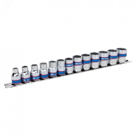 Набор торцевых головок 3/8', двенадцатигранные, 7-19 мм, 13 предметов