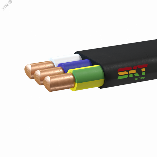 Кабель силовой ВВГ-Пнг(А) 3х6ок(N.PE)-0.66 ТРТС