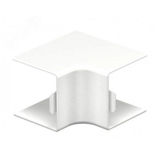 Крышка внутреннего угла кабельного канала WDK 40x40 мм (ПВХ, белый)