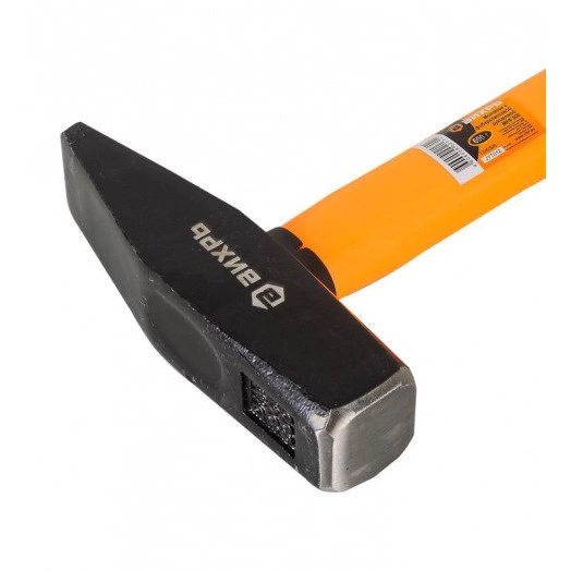 Молоток 600г квадр. боек фиберглассовая двухкомпонентная ручка Вихрь 73/6/8/6