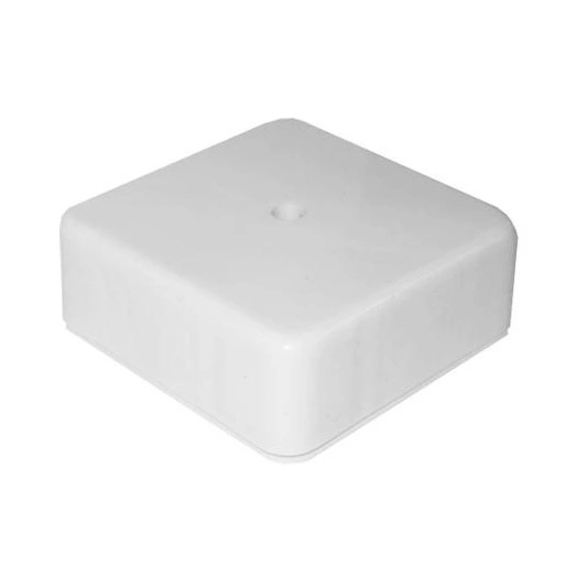 Коробка распределительная ОП 78х78х30мм IP41 крышка с винтовым креплением бел. Epplast Электропромпласт 170210