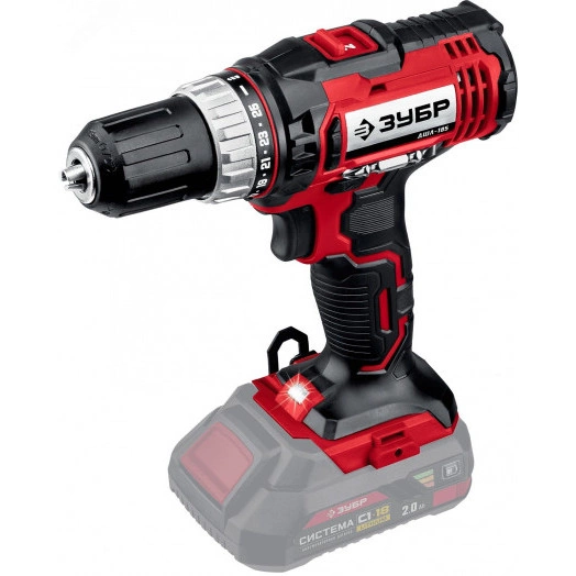 Ударная дрель-шуруповерт 18В, без АКБ, в коробке