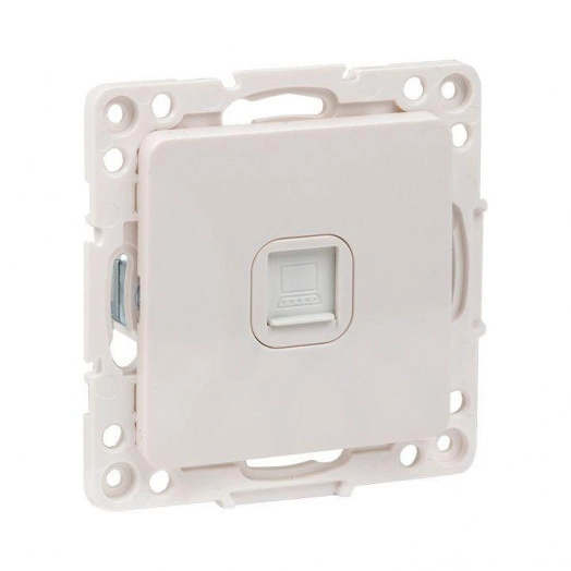 Розетка компьютерная 1-м Стокгольм RJ45 механизм бел. PROxima EKF EYK01-035-10