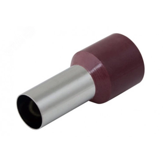 Наконечник штыревой втулочный изолир F-16 мм 35 кв мм (НШВи 35-16)  красный