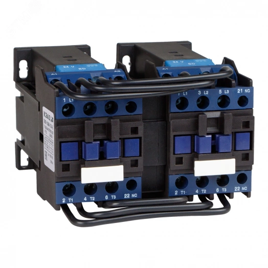 Контактор реверсивный ПМЛ-2566ДМ-32А-24DC-УХЛ4-Б-КЭАЗ