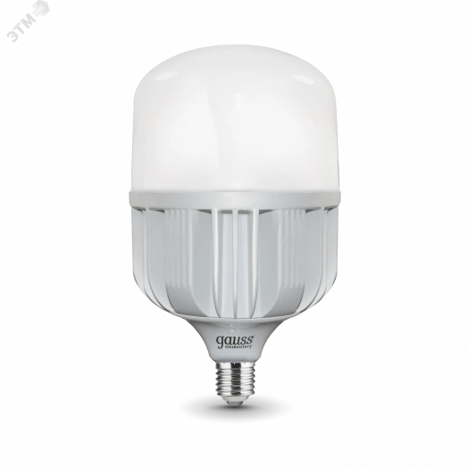 Лампа светодиодная LED 95 Вт 8800 Лм 4100К белая E40 T160 Promo Elementary Gauss