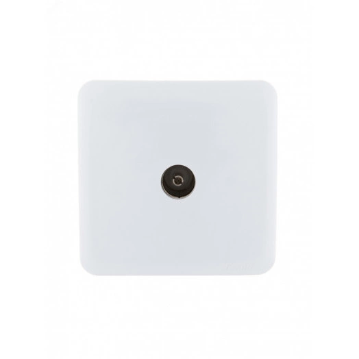 VIOLA Розетка ТВ проходная белый (12шт/144шт)