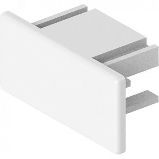 Заглушка пластиковая белая для шинопровода CAB1005