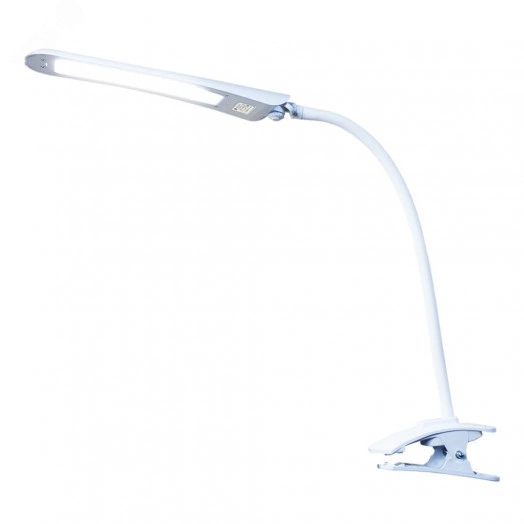 Светильник Гермес ПШ (LED, на прищепке), 8Вт, гибкая стойка 450 мм, сенсорный выкл., белый