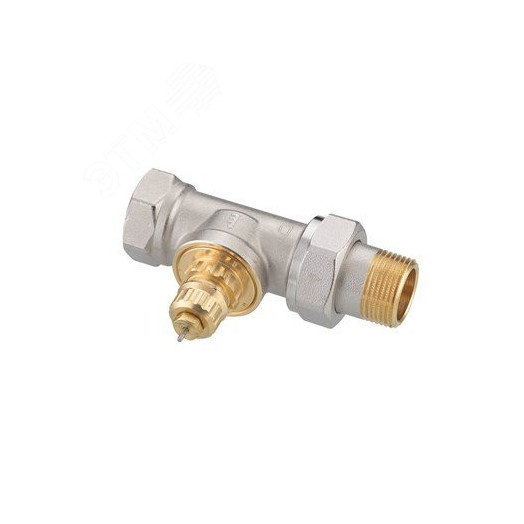 Клапан термостатический RTR-G Ду20 прямой для 1-трубной системы R3/4xRp3/4 ВР клипс RA, никель