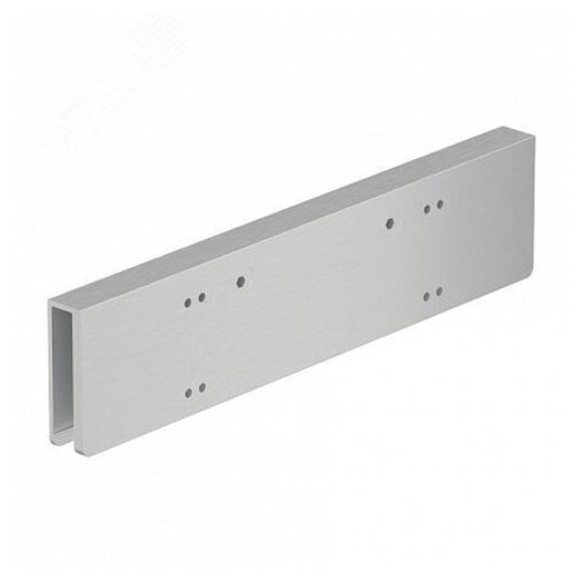 Пластина монтажная TS 92 XEA для установки на цельностеклянную дверь под нерж сталь P700