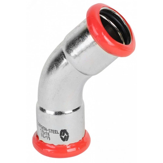 Колено 45гр 28 (оцинкованная сталь)