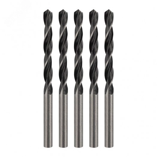 Сверло по металлу 10.0х133х87 мм HSS (упак - 5 шт.) DIN 338