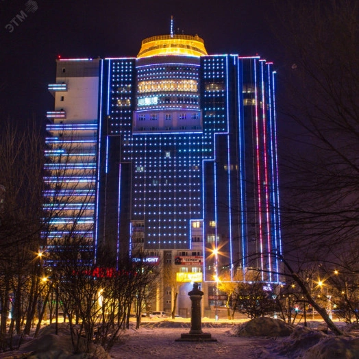 Лента светодиодная LEDх60/м 1м 4.4w/m 220в.IP65 желтый