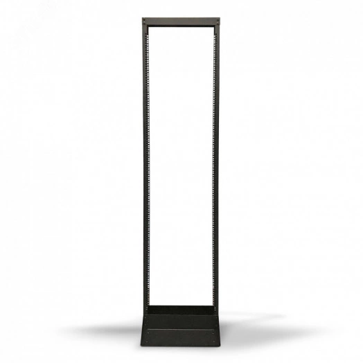 Стойка открытая 19 37U однорамная цвет черный     ORL1-37-RAL9005