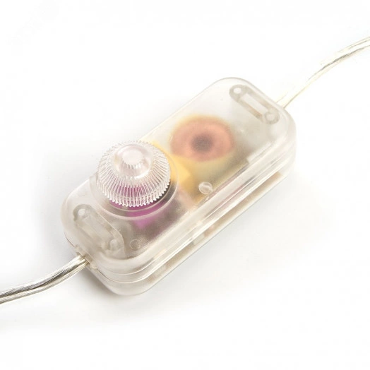 Шнур сетевой 1.5+0.5м 200Вт,230В прозрачный