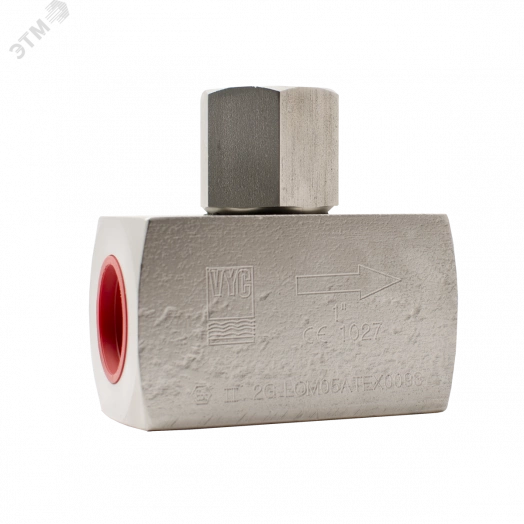 Обратный клапан V YC 179-02-8 DN 8 PN 250 Тмакс.град 200 резьба сталь/нерж