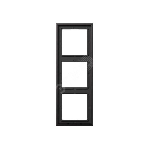Рамка 3-я для горизонтальной/вертикальной установки  Серия- LS990  Материал- металл  Цвет- алюминий дарк