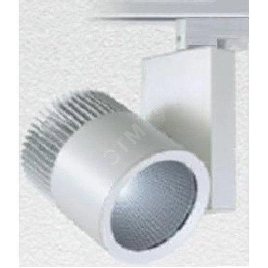 Светильник светодиодный трековый POLARIS LED 40W 3000K 3400lm 36 deg silver