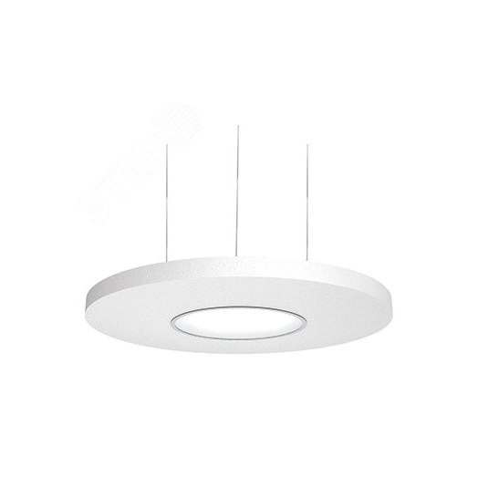 Светильник LED ОФИС РОКФОН R СВО 47Вт 4200Лм КСС Д 4,0К опаловый рассеиватель IP40 RAL9001 кремово-белый