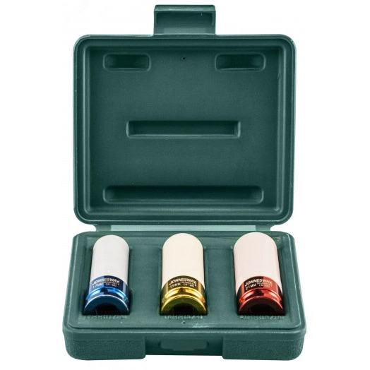 Набор головок торцевых ударных глубоких 1/2''DR для лекгосплавных колесных дисков, 17,19,21 мм, 3 предмета