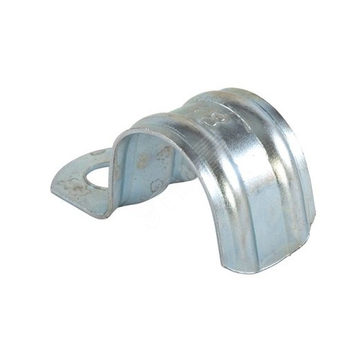 Скоба 24мм однолапковая крепежная металл BSM