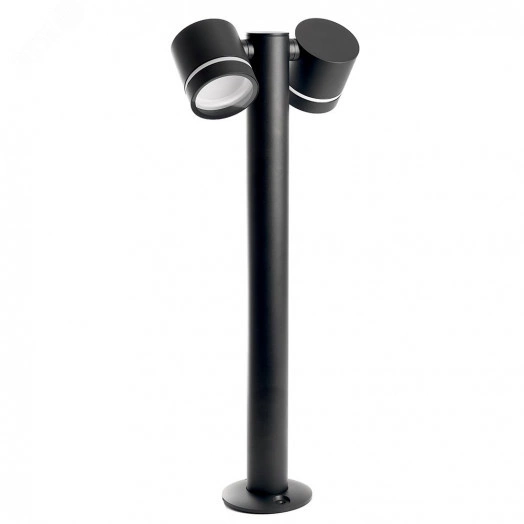 Светильник ДТУ-2х15w столб GX53 без ламп IP54 черный