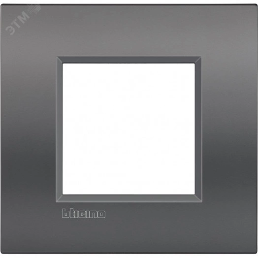 Livinglight. Рамка Air, немецкий стандарт 2 мод. Цвет ''Мокрый асфальт''