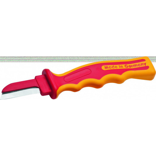 Нож для снятия изоляции VDE 1000В 50х205 мм, рукоятка SoftGripp
