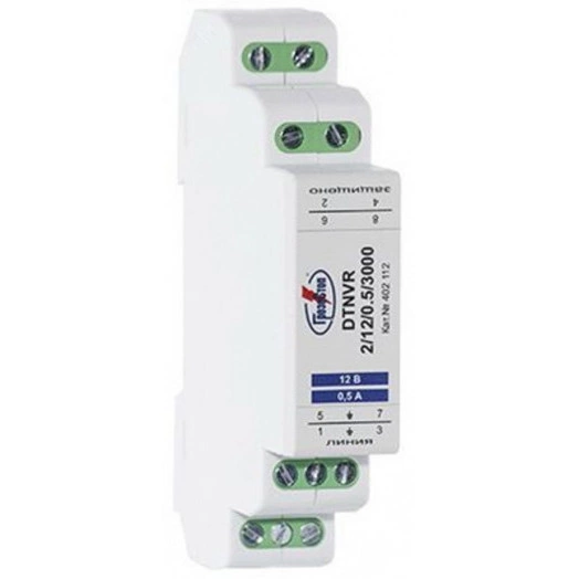 УЗИП ГРОЗОСТОП DTNVR 2/80/1,5/1500, Uо - 80 В, IL - 1,5 А, In (8/20) - 20 кА.