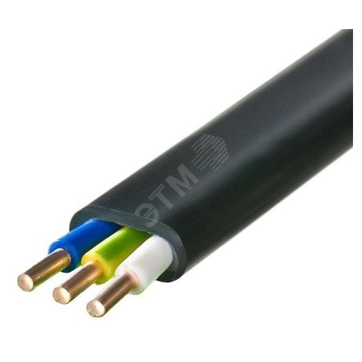 Кабель силовой ВВГнг(А)-П 3х4,0 ок (N, РЕ)-1 ТРТС