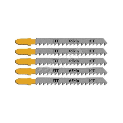 Полотна для э/лобзика по дереву, европ.хв., усил.сталь 65 Мп, с двухстор.заточкой зубьев, 5 шт, 6 ТPI