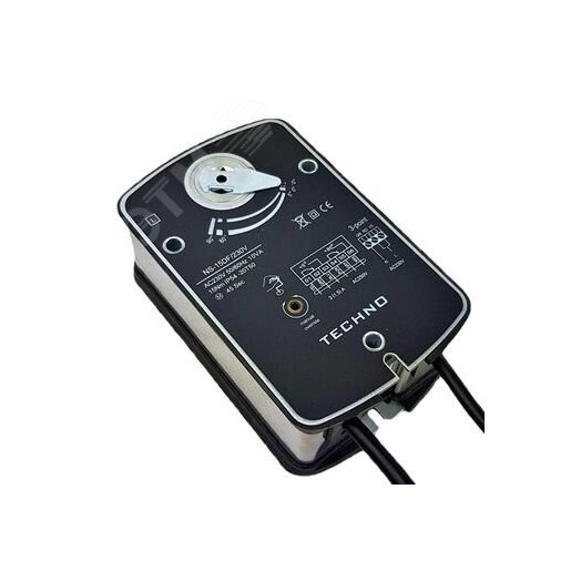 Электропривод противопожарный, реверсивный 10Nm, 2/3 поз., 2SPDT, 24AC/DC