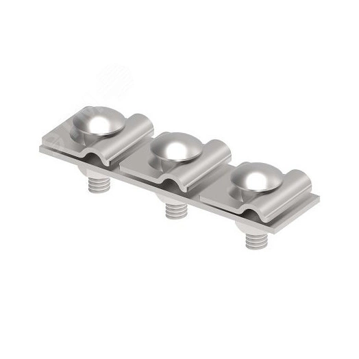 Адаптер для соединения токоотвода высокого напряжения HVI с молниеприемной мачтой. Материал - нержавеющая сталь.