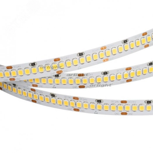 Лента LED RT 2-5000 24V Day4000 10mm (2835, 252 LED/m, LUX) (ARL, 10 Вт/м, IP20)
