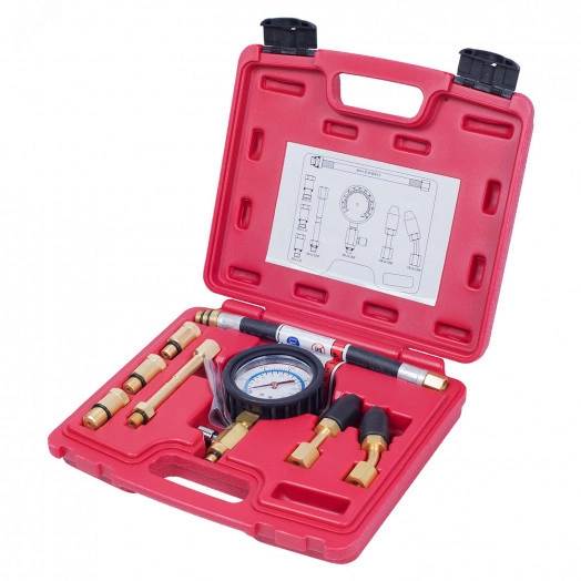 Компрессометр бензиновый 0-21 атм кейс 8 предметов