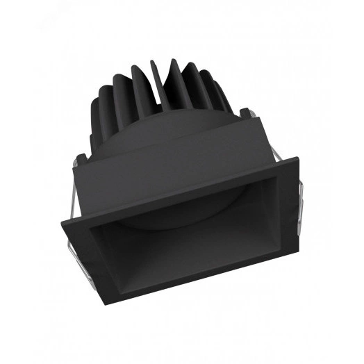 Светильник светодиодный ДВО-8Вт 3000K 650Лм IP20 черный квадрат LEDVANCE