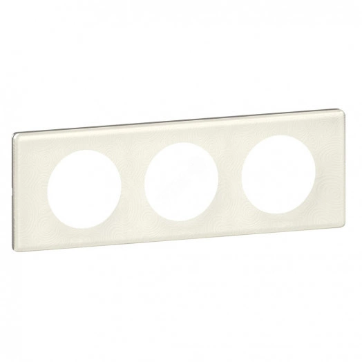 Рамка, трехпостовая, белая феерия