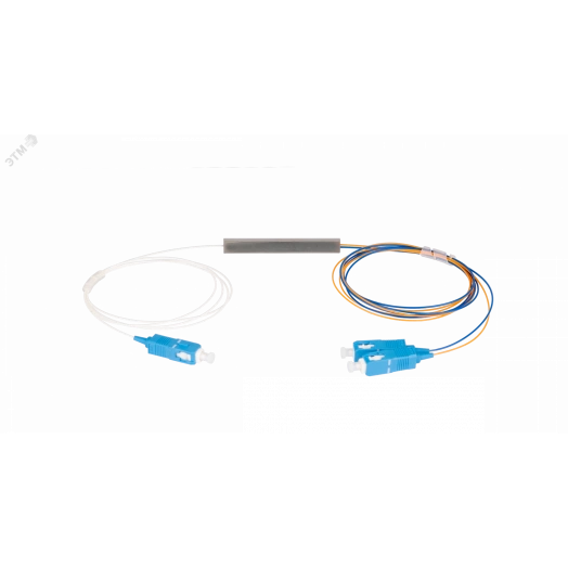 Сплиттер планарный 1x2, одномодовый, G.657.A1, SC/UPC, миникорпус, 0.9 мм