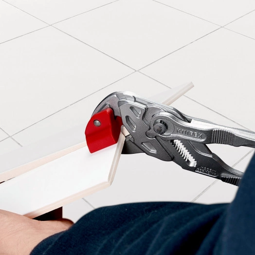 Клещи для точного разламывания кафельной плитки L-250 мм хромированные обливные рукоятки KN-9113250