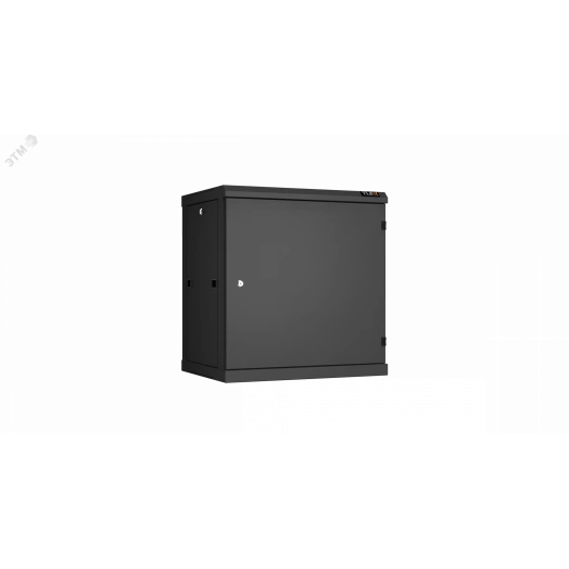 Шкаф настенный разбор TLK 19д 12U металлическая дверь Ш600хВ636хГ450мм черный