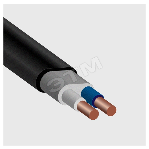 Кабель силовой ППГнг(А) -HF 2х1.5 -1 ТРТС