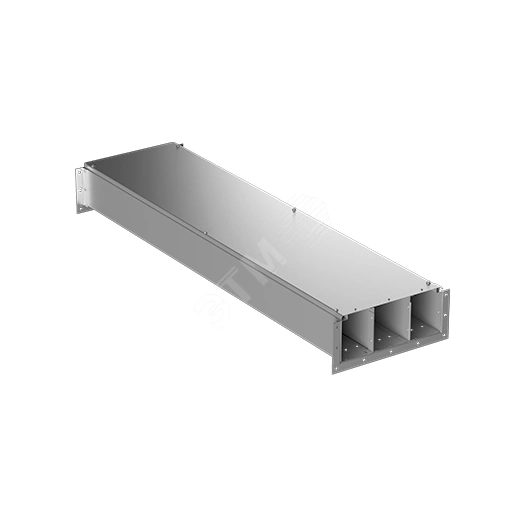 ККБ-3ПО-0.2/0.5-1 L=1м S=1.5мм Короб трехканальный кабельный (рамка 4мм гор.оцинк. обшивка оцинк.)