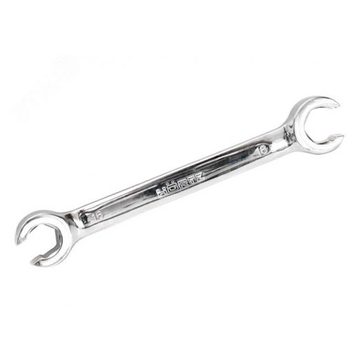 Ключ накидной разрезной двусторонний 22х24 хромированный