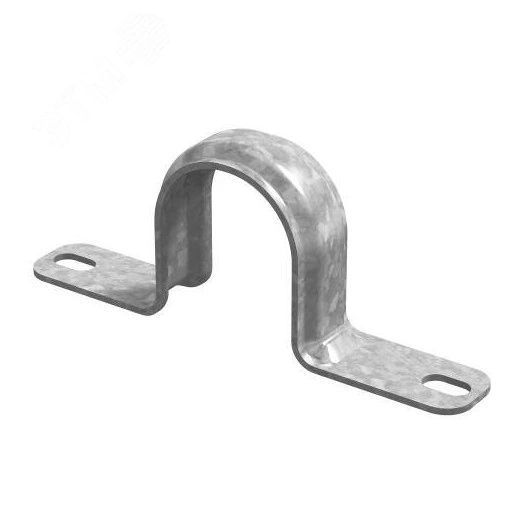 Скоба кабельная двухлапковая 14-15, толщ. 0,8 мм, гальван. цинк