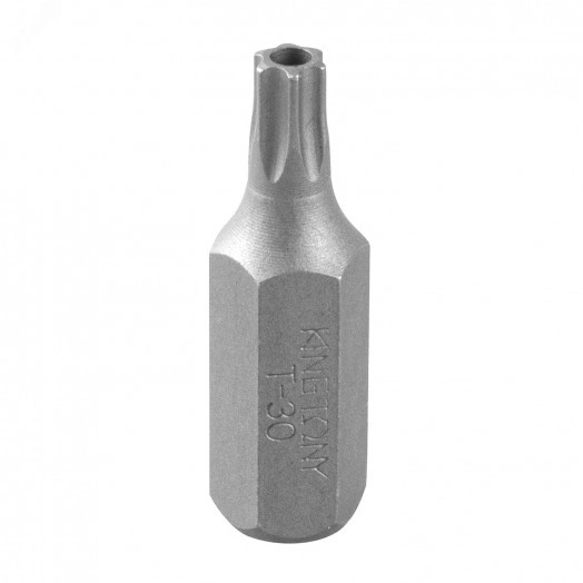 Вставка (бита) торцевая 10 мм, TORX, Т30, L = 36 мм, с отверстием