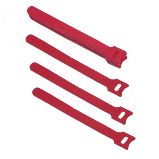 Хомут для кабеля, липучка с мягкой застежкой, 150x14 мм, зеленый (10 шт.)