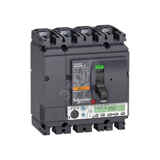 Выключатель автоматический силовой в литом корпусе для промышленного электроснабжения