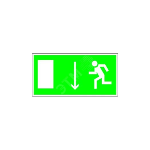 Пластина Указатель двери эвакуационного выхода (лев.) PS-50206.E10