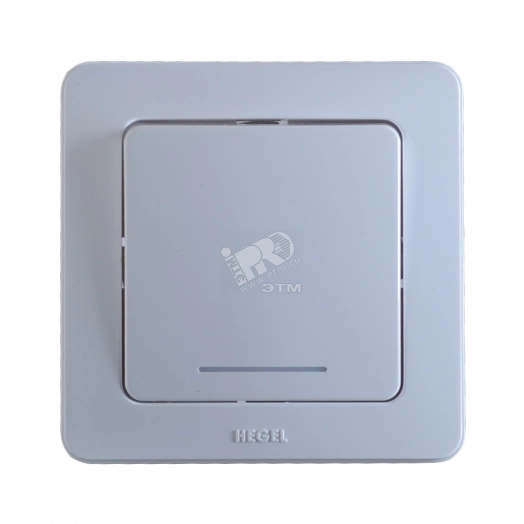 Выключатель одноклавишный скрытый с индикацией белый 16А